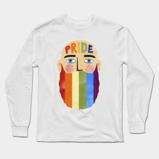 Pride Beard Long Sleeve T-Shirt